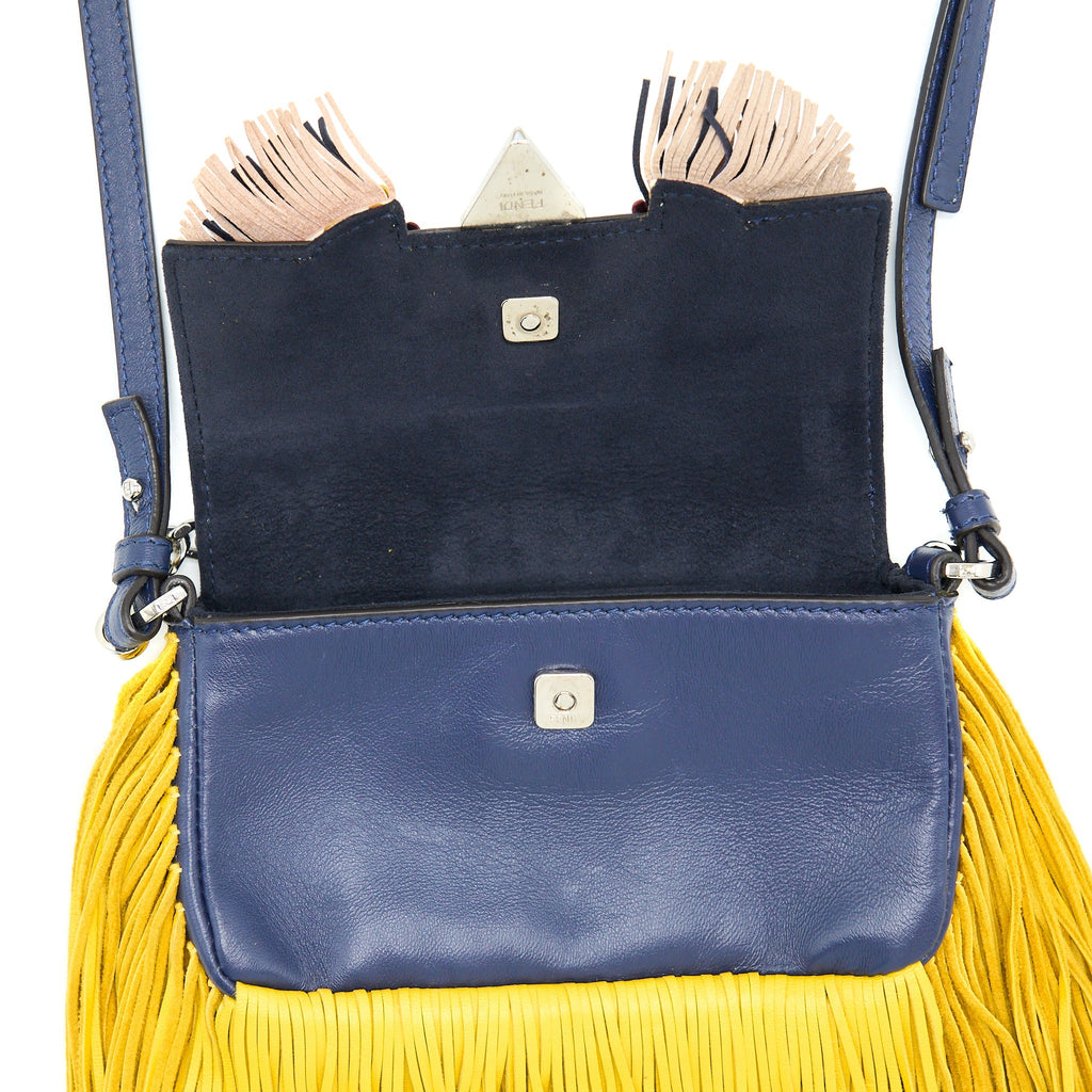 FENDI MINI MONSTER CROSSBODY BAG MULTICOLOUR