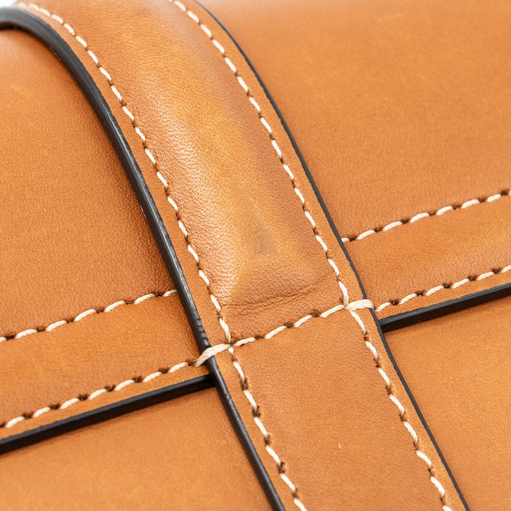 CELINE BESACE BAG CALFSKIN BROWN GHW