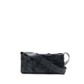 BOTTEGA VENETA CASSETTE BAG AGED CALFSKIN BLACK SHW