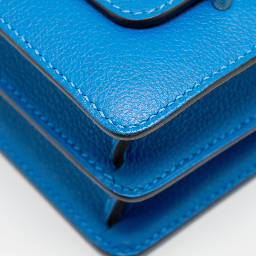 HERMES MINI ROULIS EVERCOLOR B3 BLEU ZANZIBAR GHW