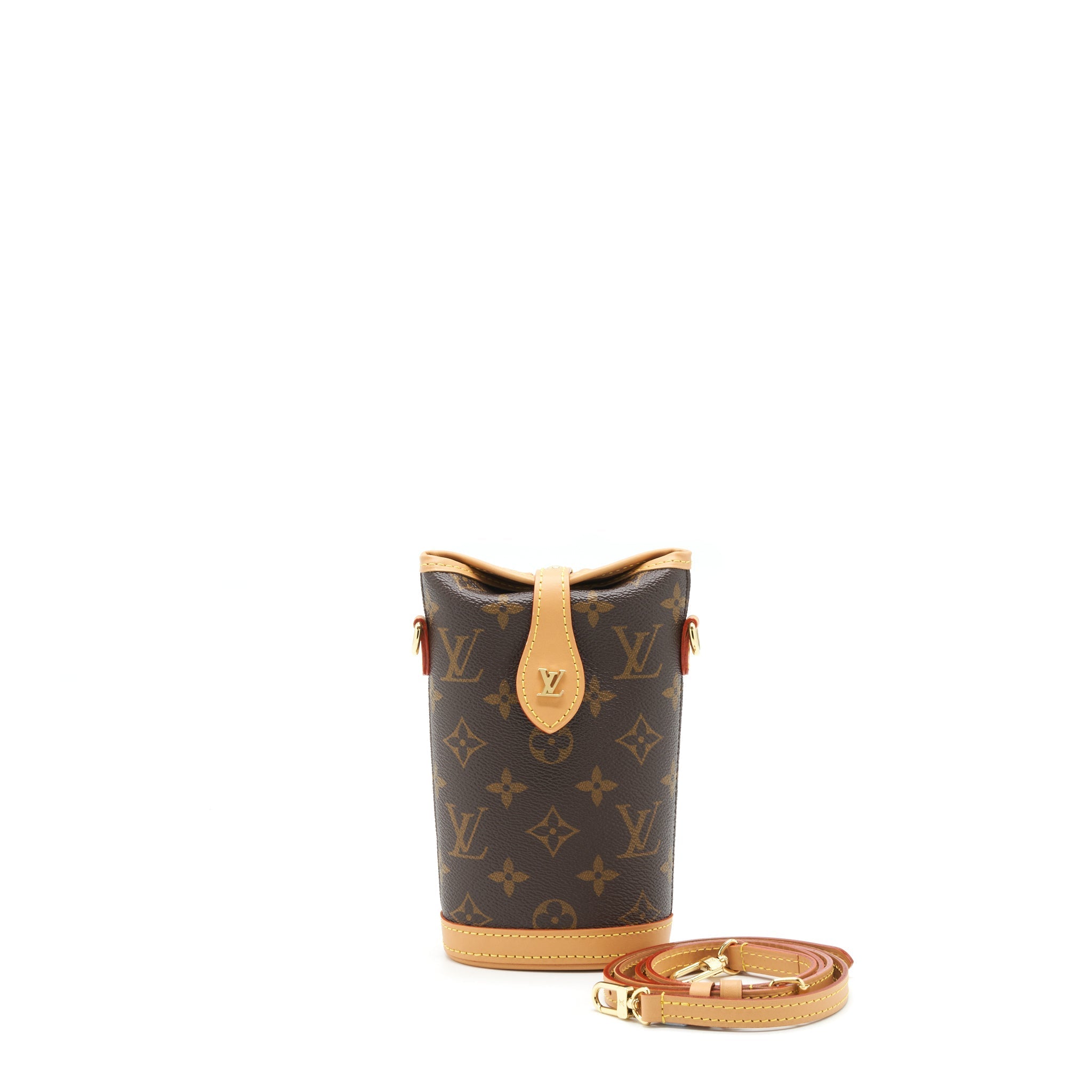 LOUIS VUITTON FOLD ME POUCH MONOGRAM CANVAS GHW