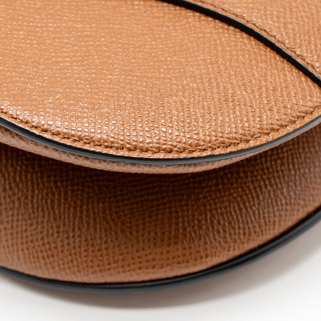 DIOR MEDIUM SADDLE BAG CALFSKIN CARAMEL GHW