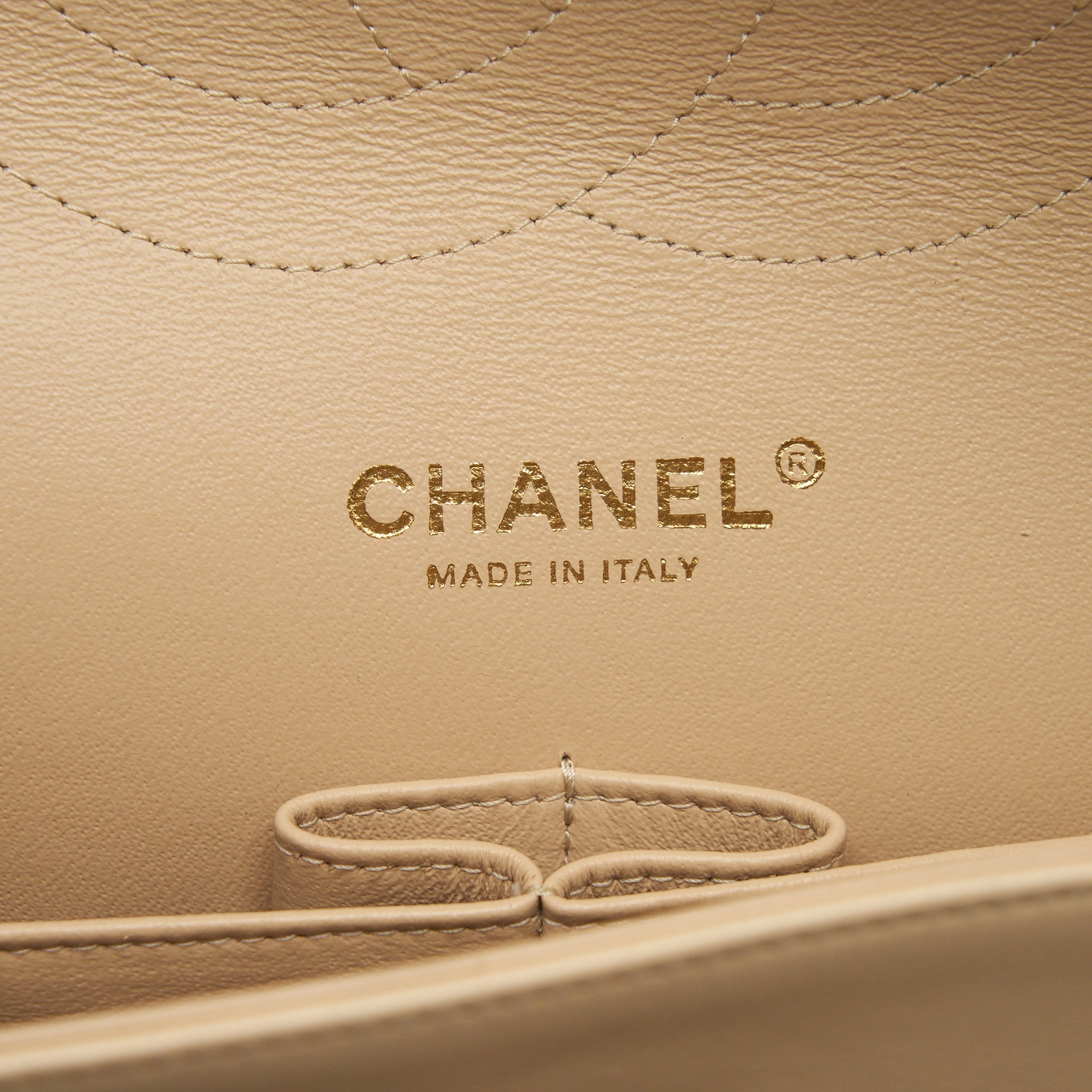 CHANEL JUMBO CLASSIC DOUBLE FLAP BAG LAMBSKIN BEIGE LGHW