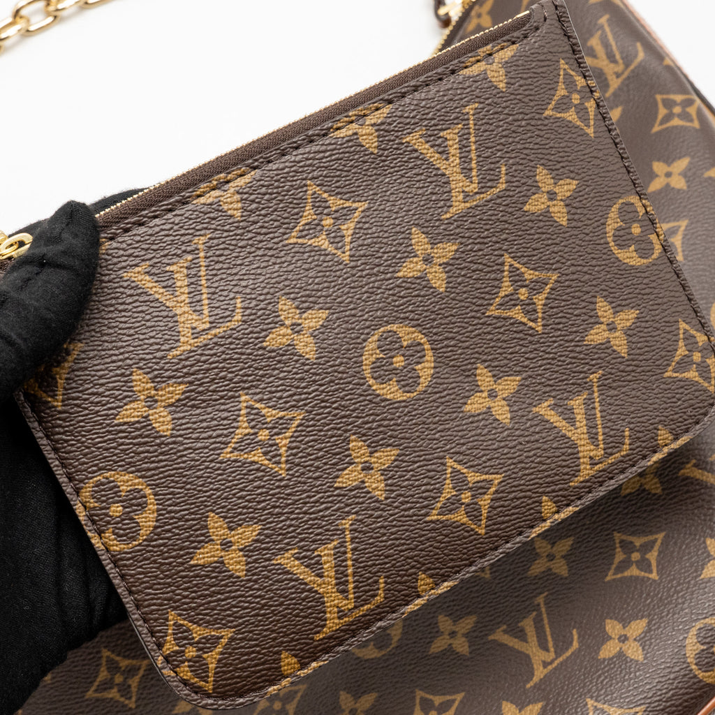 LOUIS VUITTON LOOP HOBO BAG MONOGRAM CANVAS GHW
