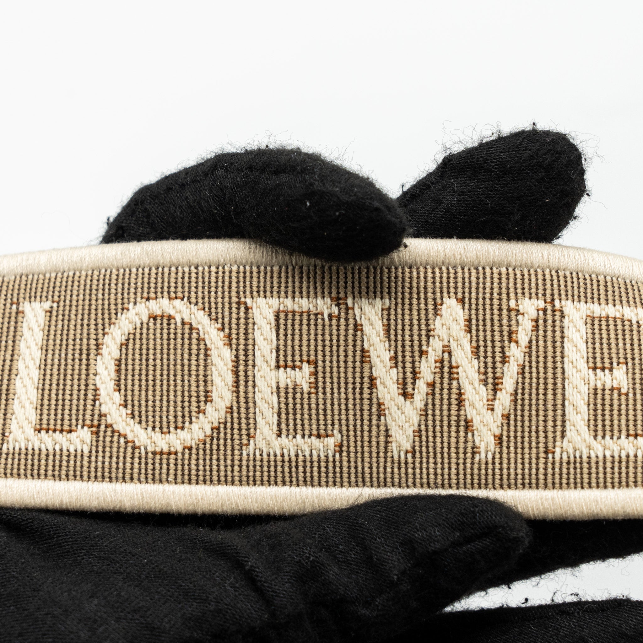 LOEWE MINI GATE DUAL BAG SOFT CALFSKIN SAND GHW