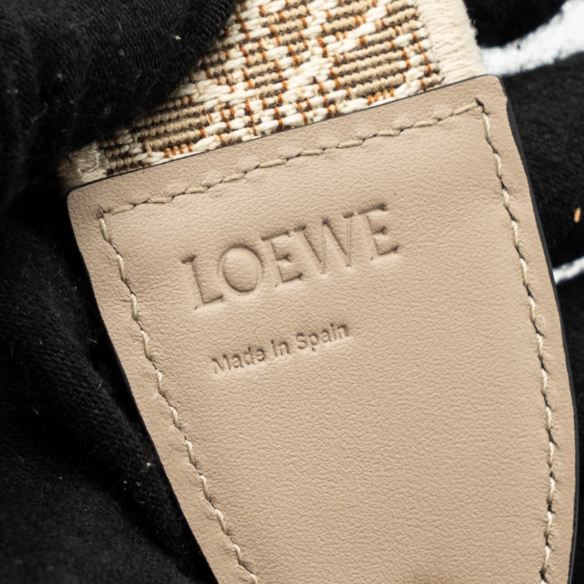 LOEWE MINI GATE DUAL BAG SOFT CALFSKIN SAND GHW