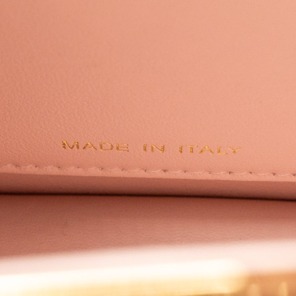 FENDI MINI PEEKABOO ISEEU PETITE BAG CALFSKIN PALE PINK GHW