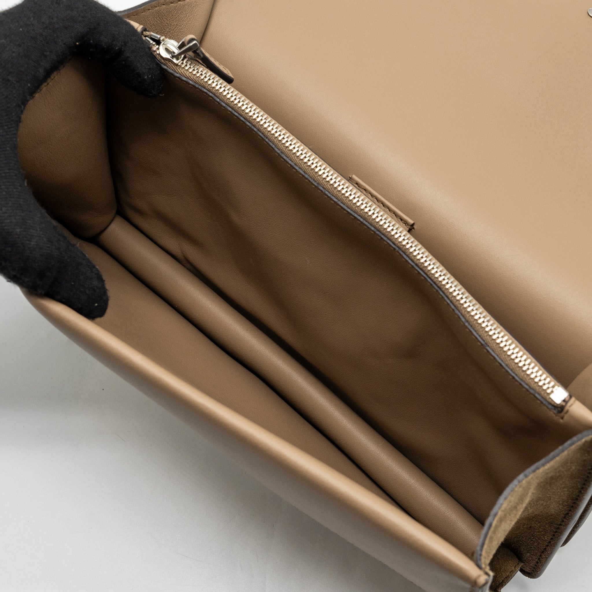 GUCCI DIONYSUS SHOULDER BAG SUEDE LEATHER LIGHT BROWN SHW