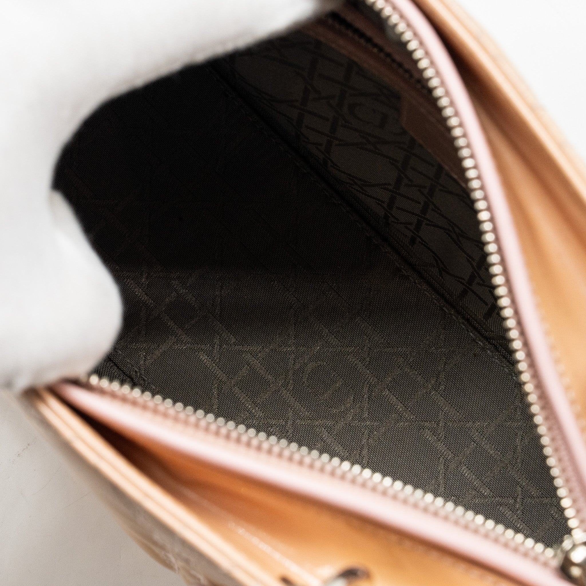 DIOR MEDIUM LADY DIOR PATENT LIGHT PINK SHW