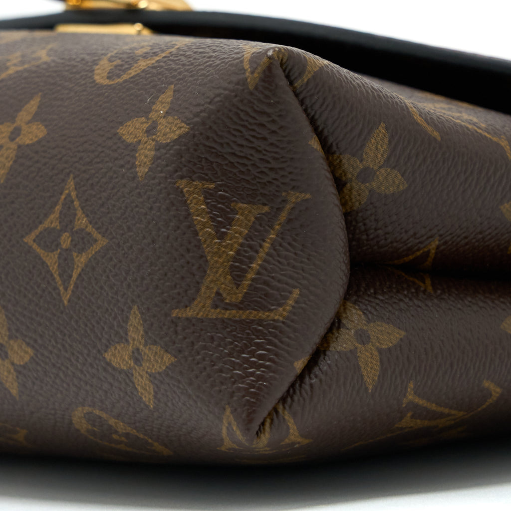 LOUIS VUITTON PALLAS CHAIN BAG CERISE MONOGRAM CANVAS/LEATHER GHW