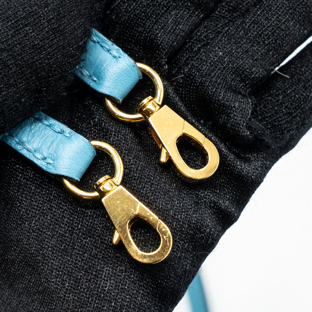 HERMES MINI BOLIDE EVERCOLOR P3 BLUE DU NORD GHW