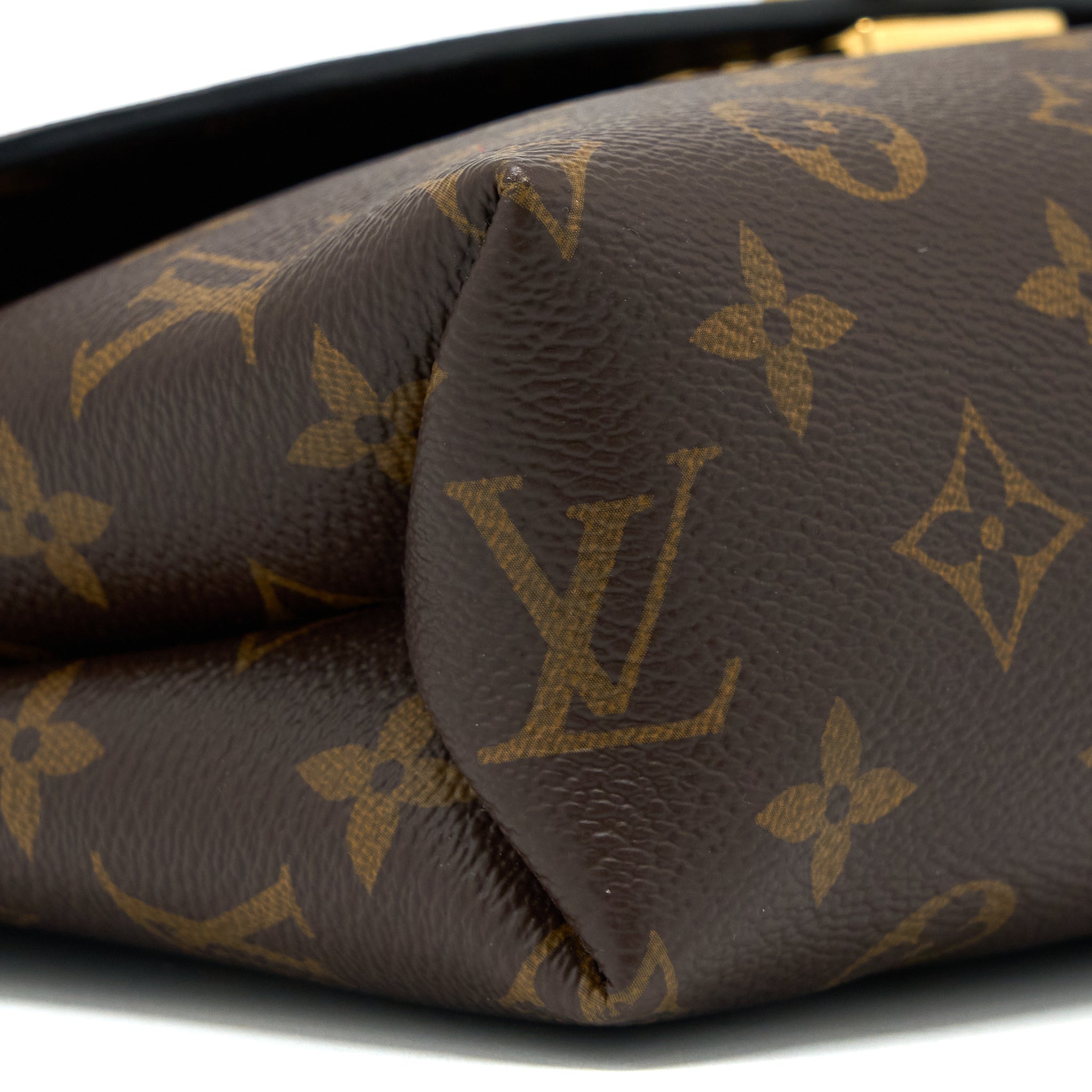 LOUIS VUITTON PALLAS CHAIN BAG CERISE MONOGRAM CANVAS/LEATHER GHW