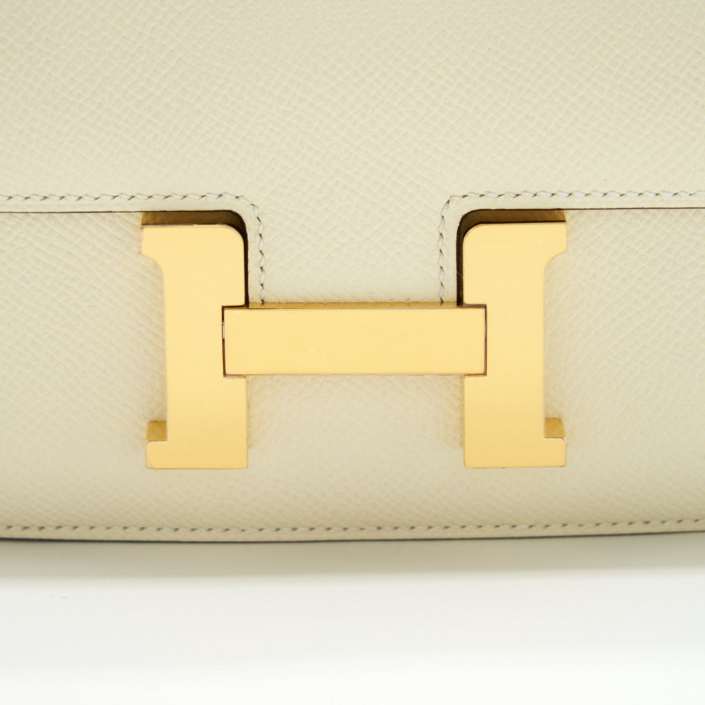 HERMES MINI CONSTANCE EPSOM NATA GHW