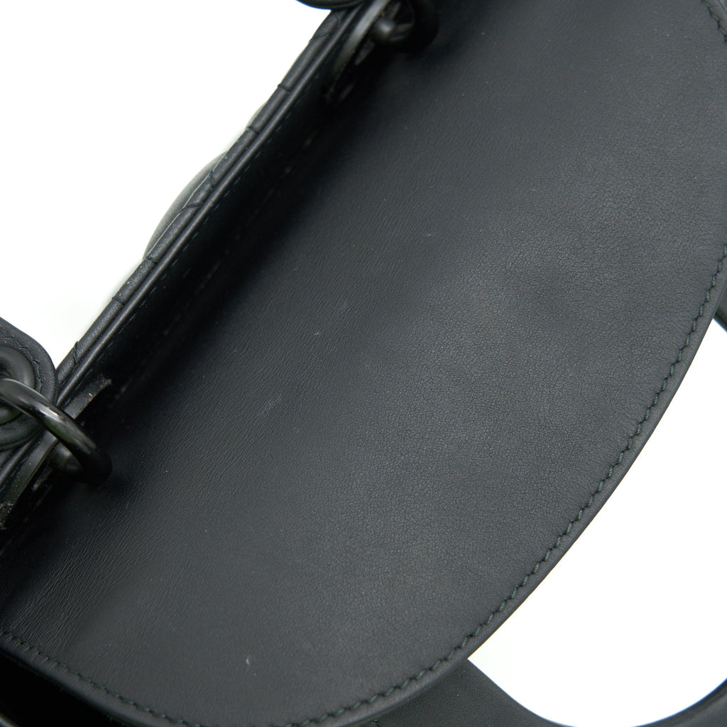 DIOR SMALL LADY DIOR TOTE BAG SO BLACK
