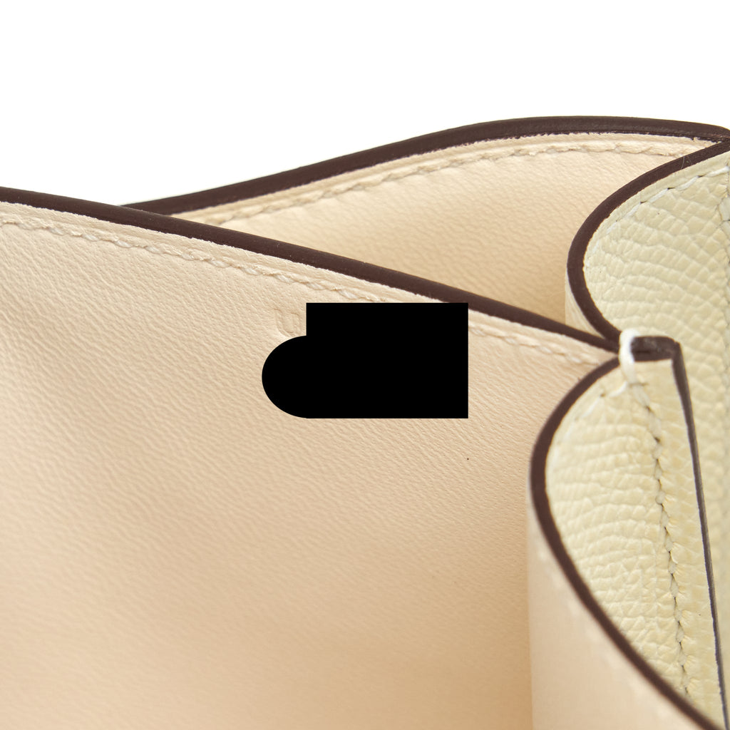 HERMES MINI CONSTANCE EPSOM NATA GHW