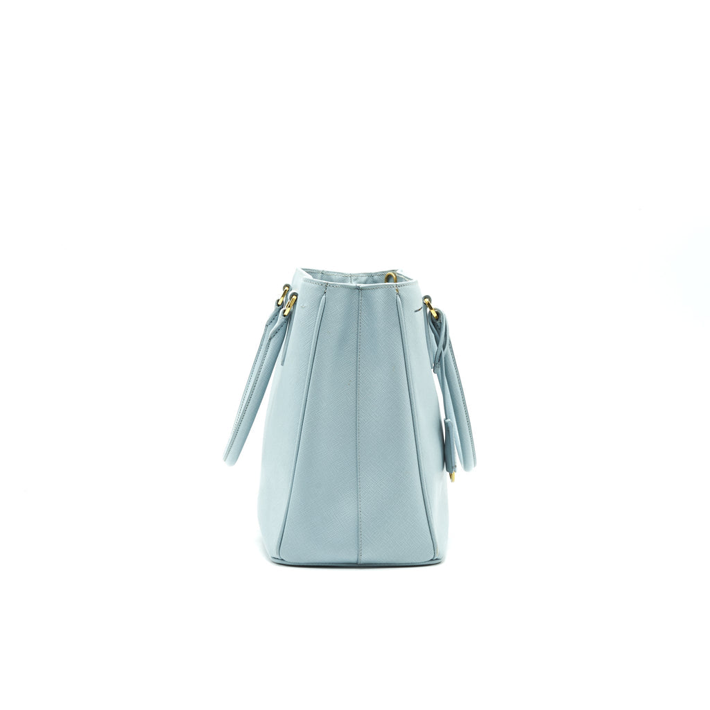 PRADA SAFFIANO TOTE BAG SKYBLUE
