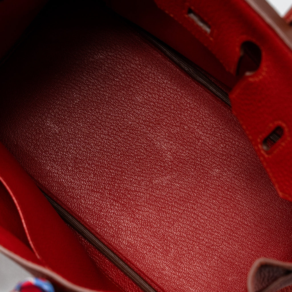 HERMES BIRKIN 25 TOGO 5E VERMILLON GHW
