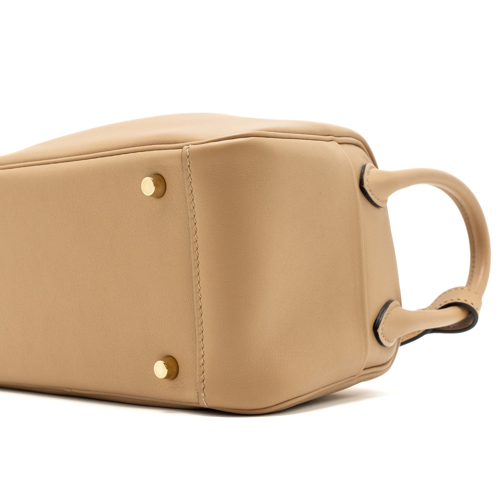HERMES MINI LINDY SWIFT CHAI/MAUVE SYLVESTRE GHW