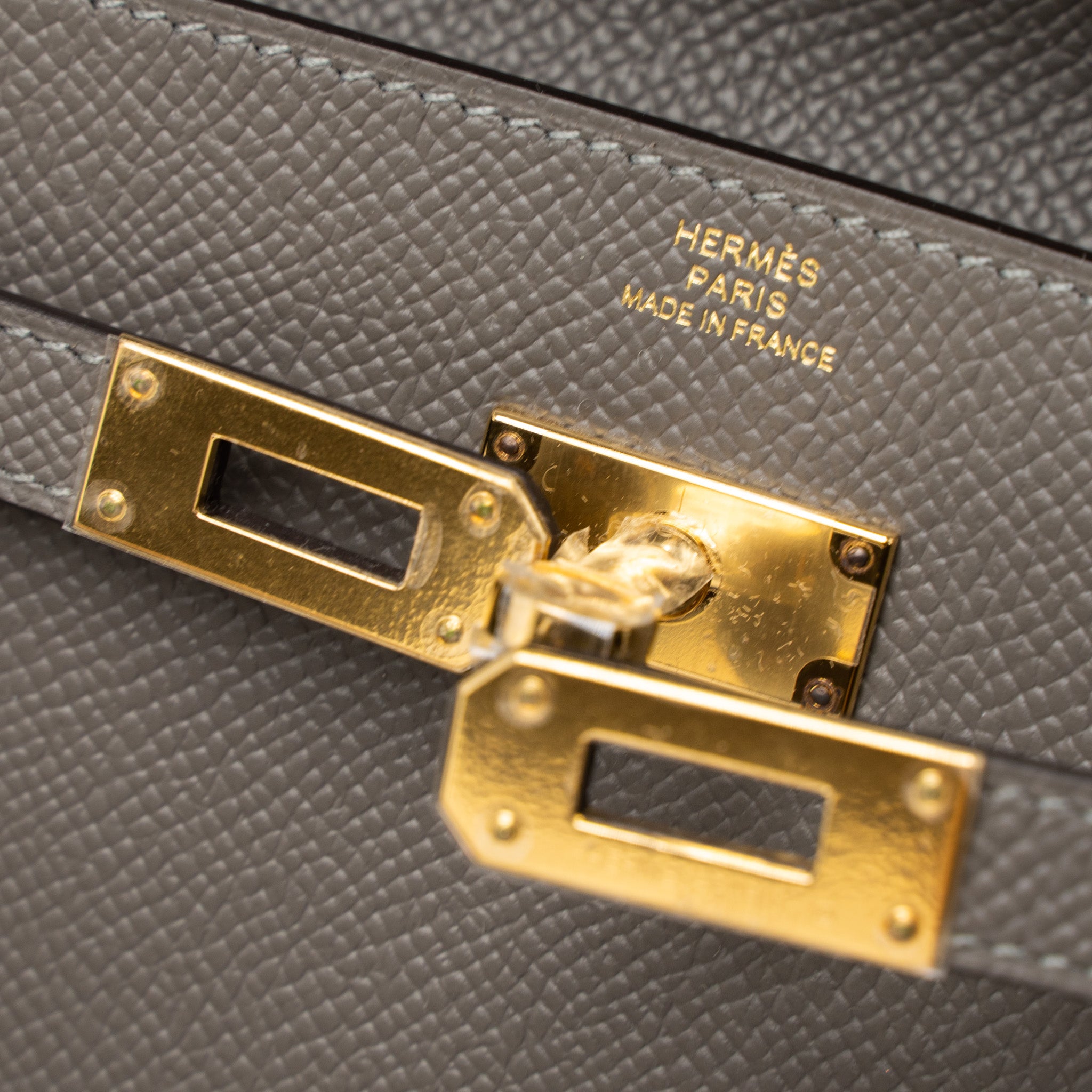 HERMES KELLY TO GO EPSOM GRIS MEYER GHW