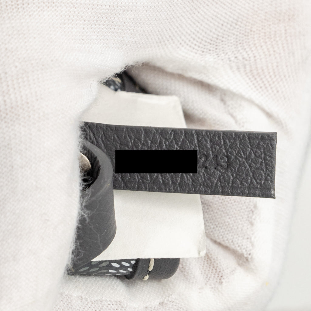 GOYARD SAINT LOUIS PM TOTE BAG GOAYRDINE CANVAS/CALFSKIN GREY SHW