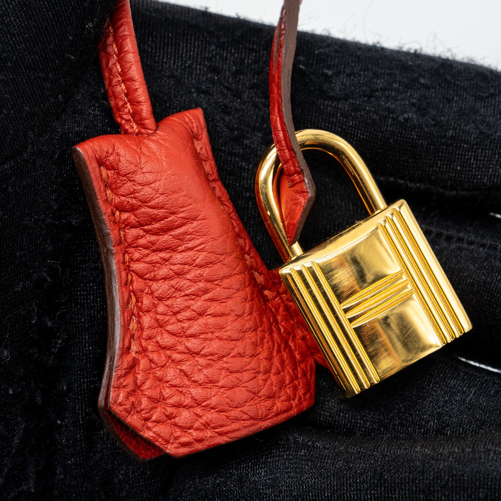 HERMES BIRKIN 25 TOGO 5E VERMILLON GHW