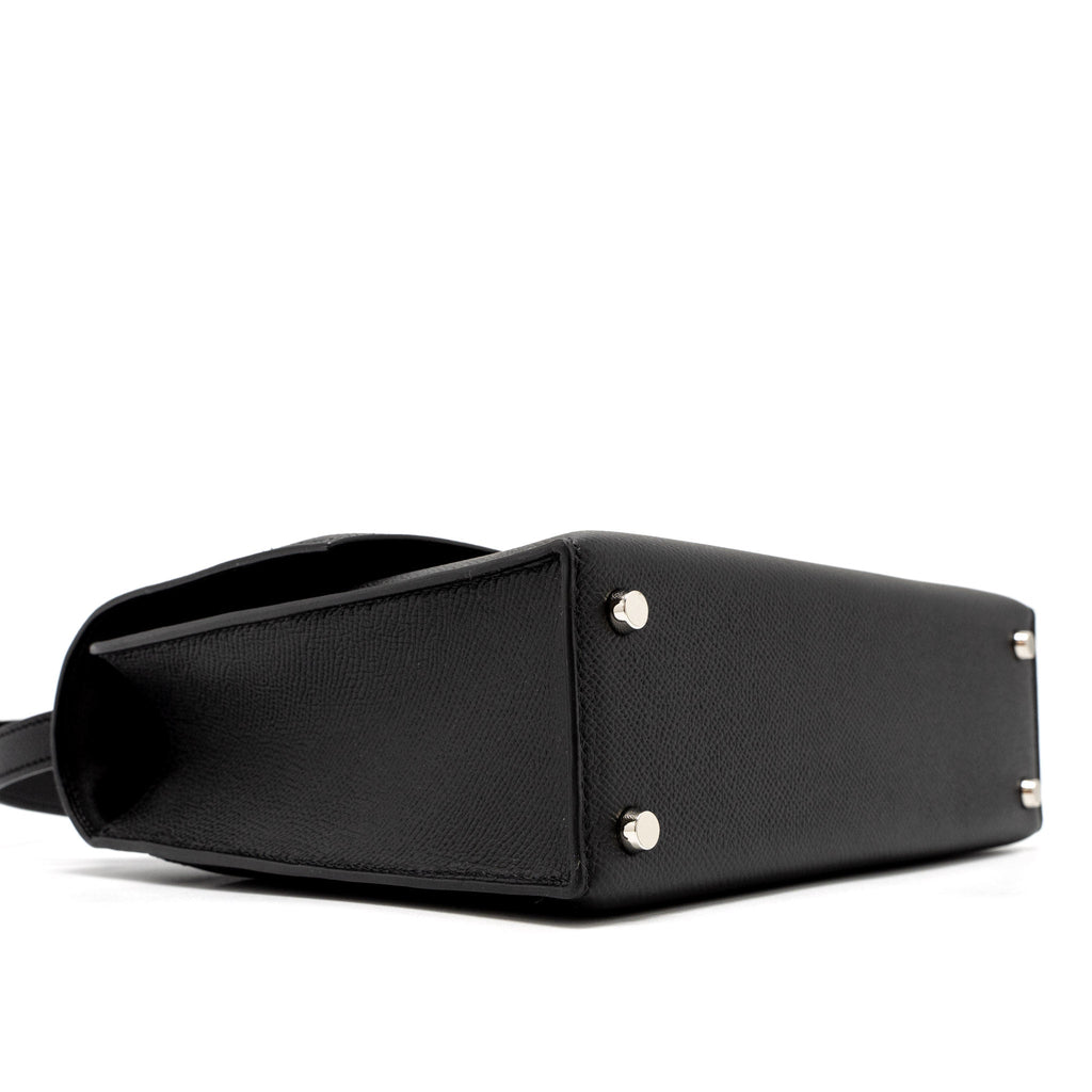 HERMES VERROU 21 BAG EPSOM BLACK SHW