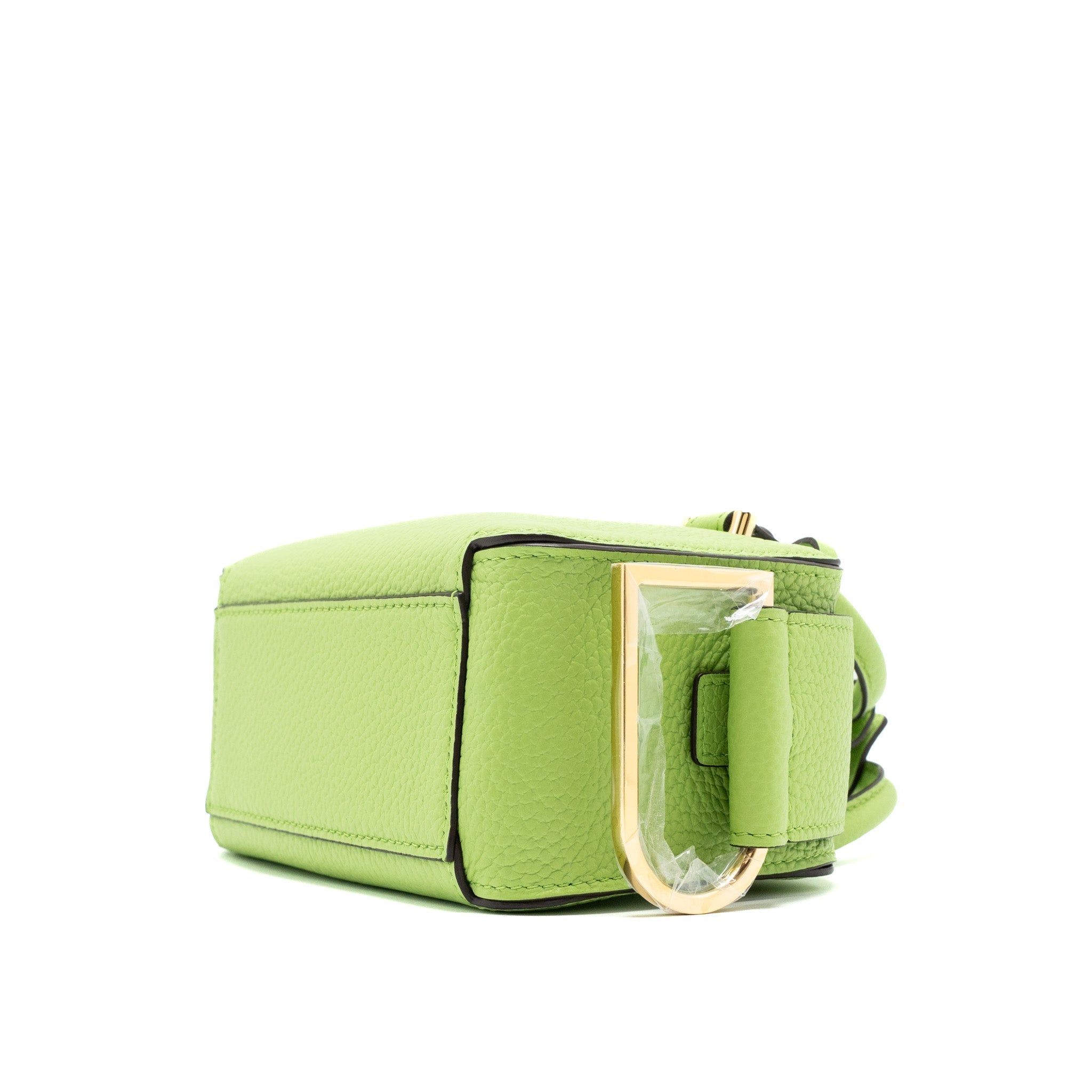 DELVAUX COOL BOX NANO TAURILLON SOFT CALFSKIN ALOE GHW
