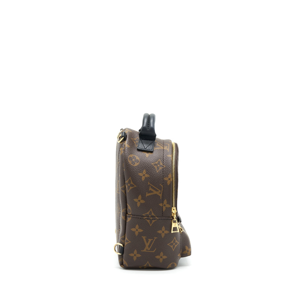 LOUIS VUITTON PALM SPRINGS MINI BACKPACK MONOGRAM CANVAS NEW ZIPPER