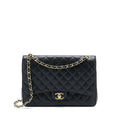 CHANEL MAXI CLASSIC DOUBLE FLAP BAG CAVIAR BLACK GHW