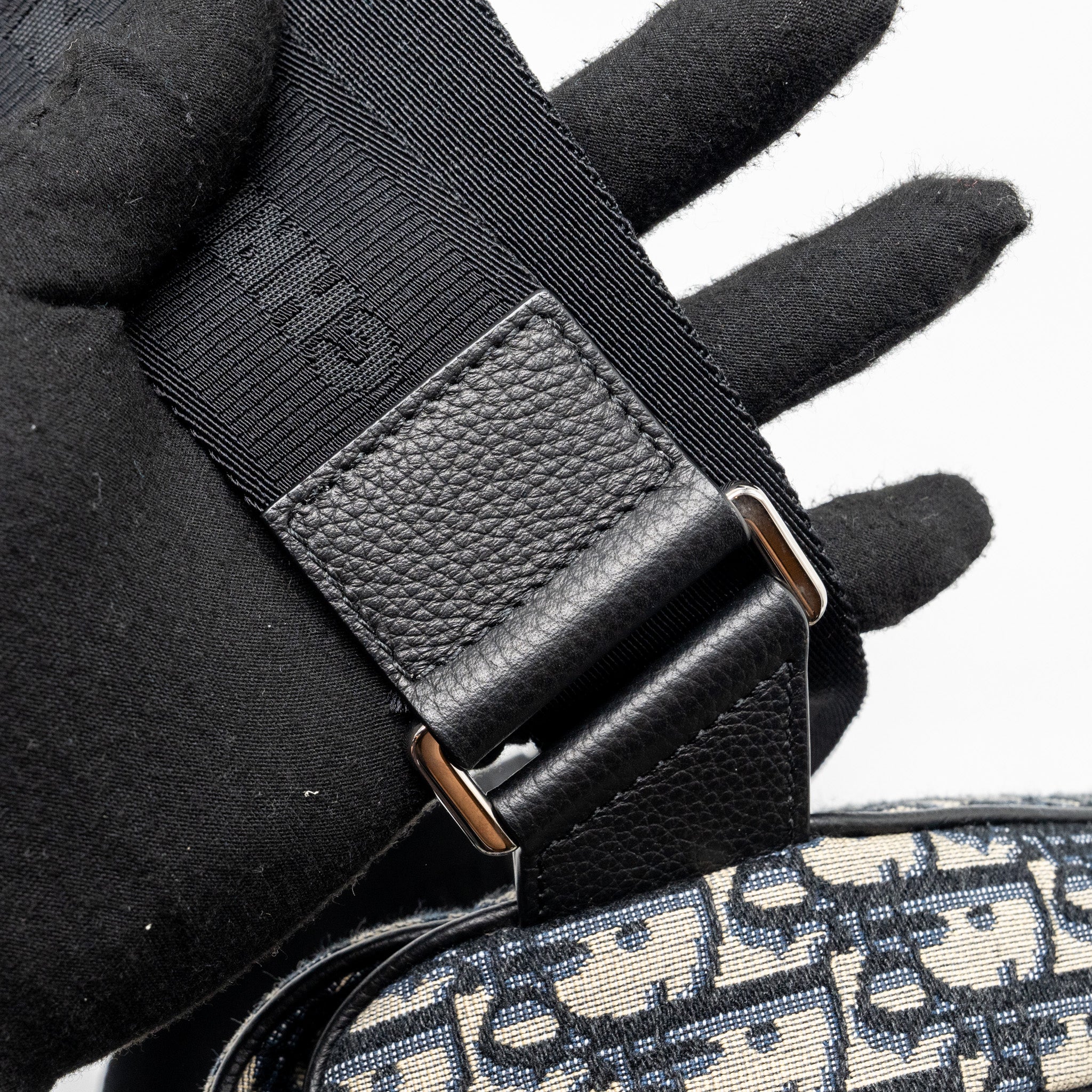 DIOR HOMME SADDLE BAG DIOR OBLIQUE JACQUARD MULTICOLOUR HARDWARE