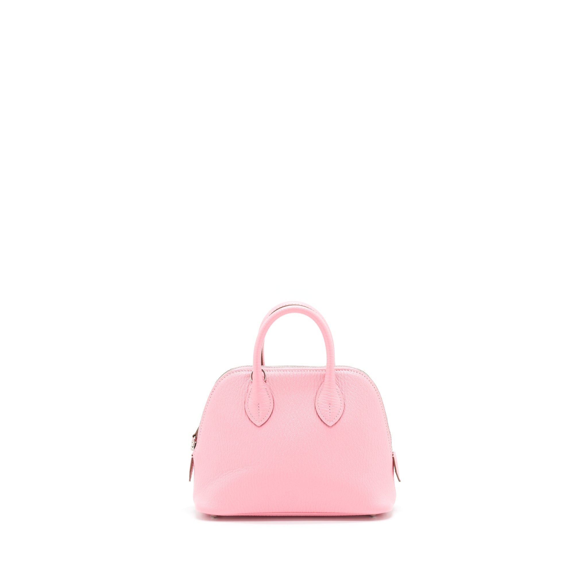 HERMES MINI BOLIDE CHÈVRE MYSORE ROSE CONFETTI SHW