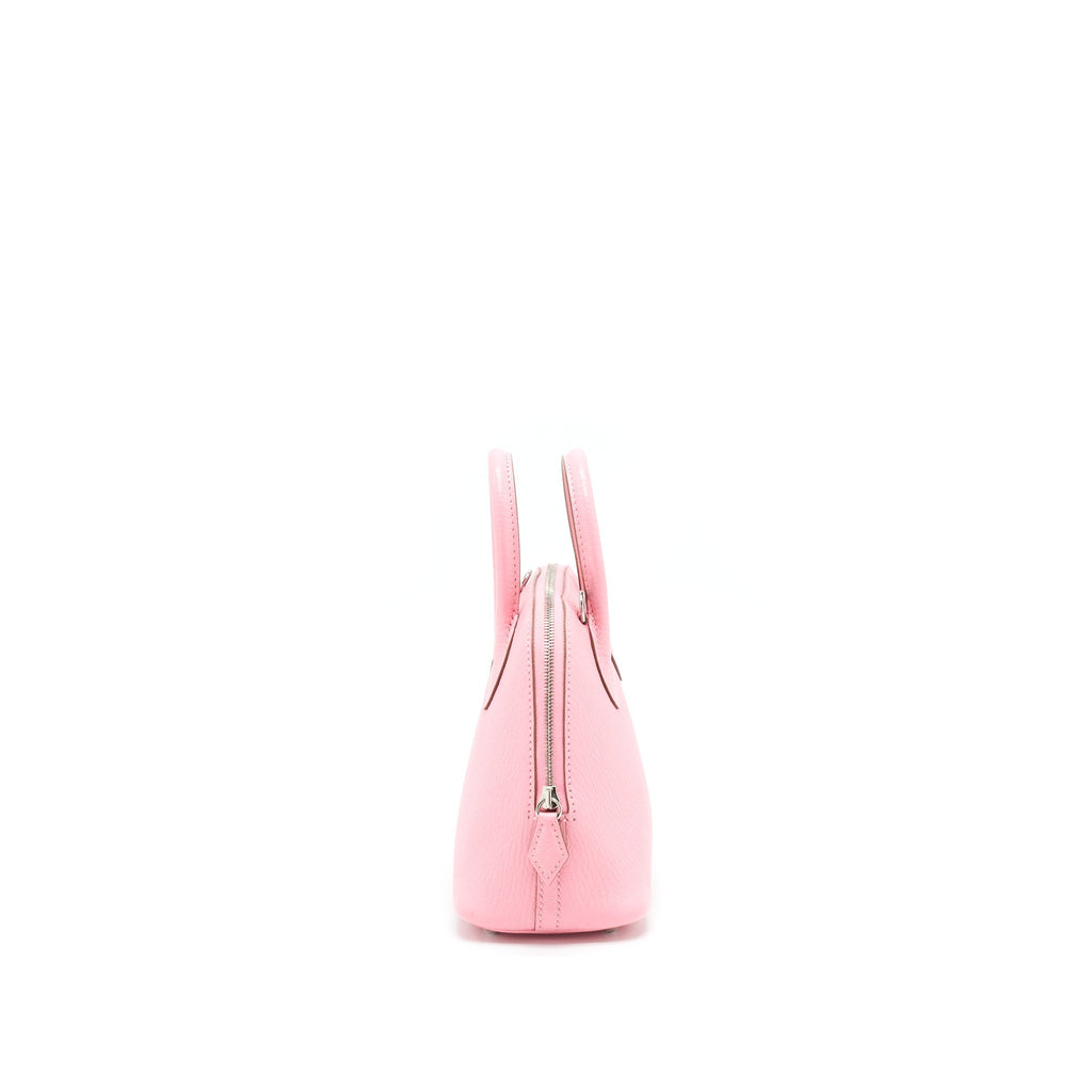 HERMES MINI BOLIDE CHÈVRE MYSORE ROSE CONFETTI SHW
