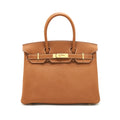 HERMES BIRKIN 30 TOGO 37 GOLD WITH GHW
