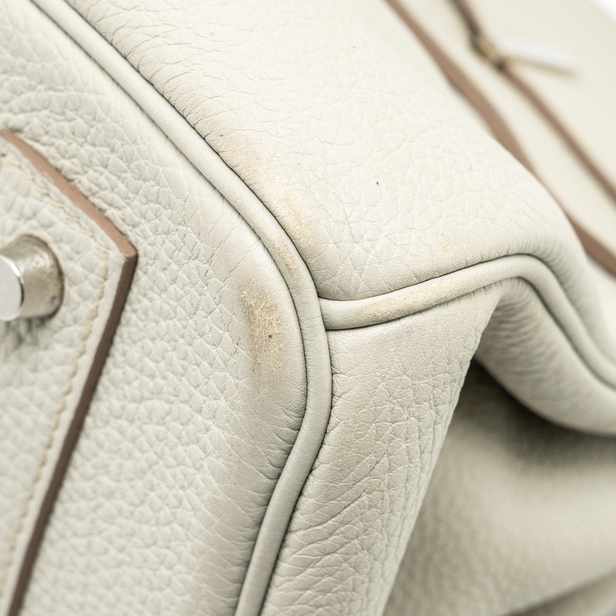 HERMES SHOULDER BIRKIN CLEMENCE GRIS PERLE SHW