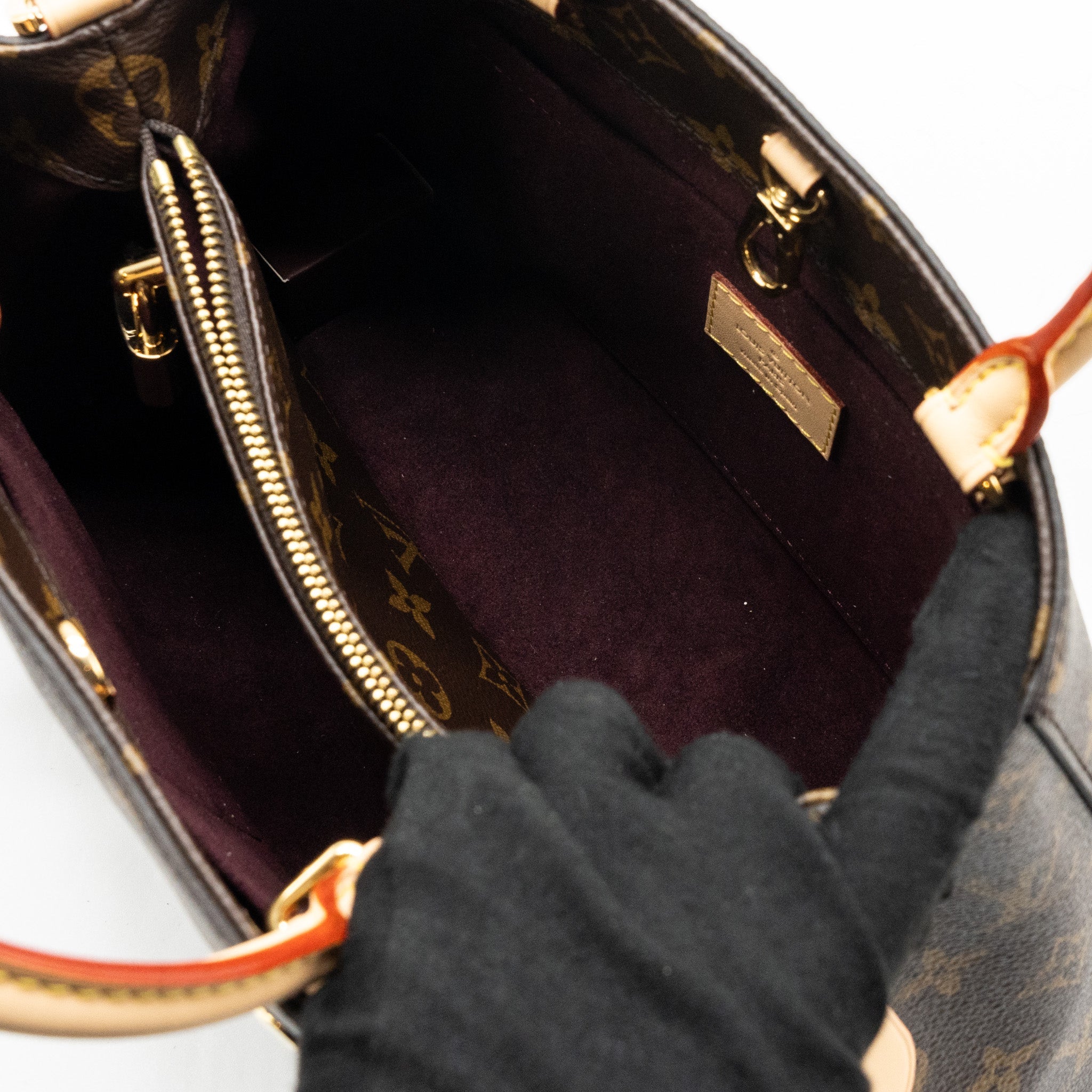 LOUIS VUITTON MONTAIGNE BB MONOGRAM CANVAS GHW
