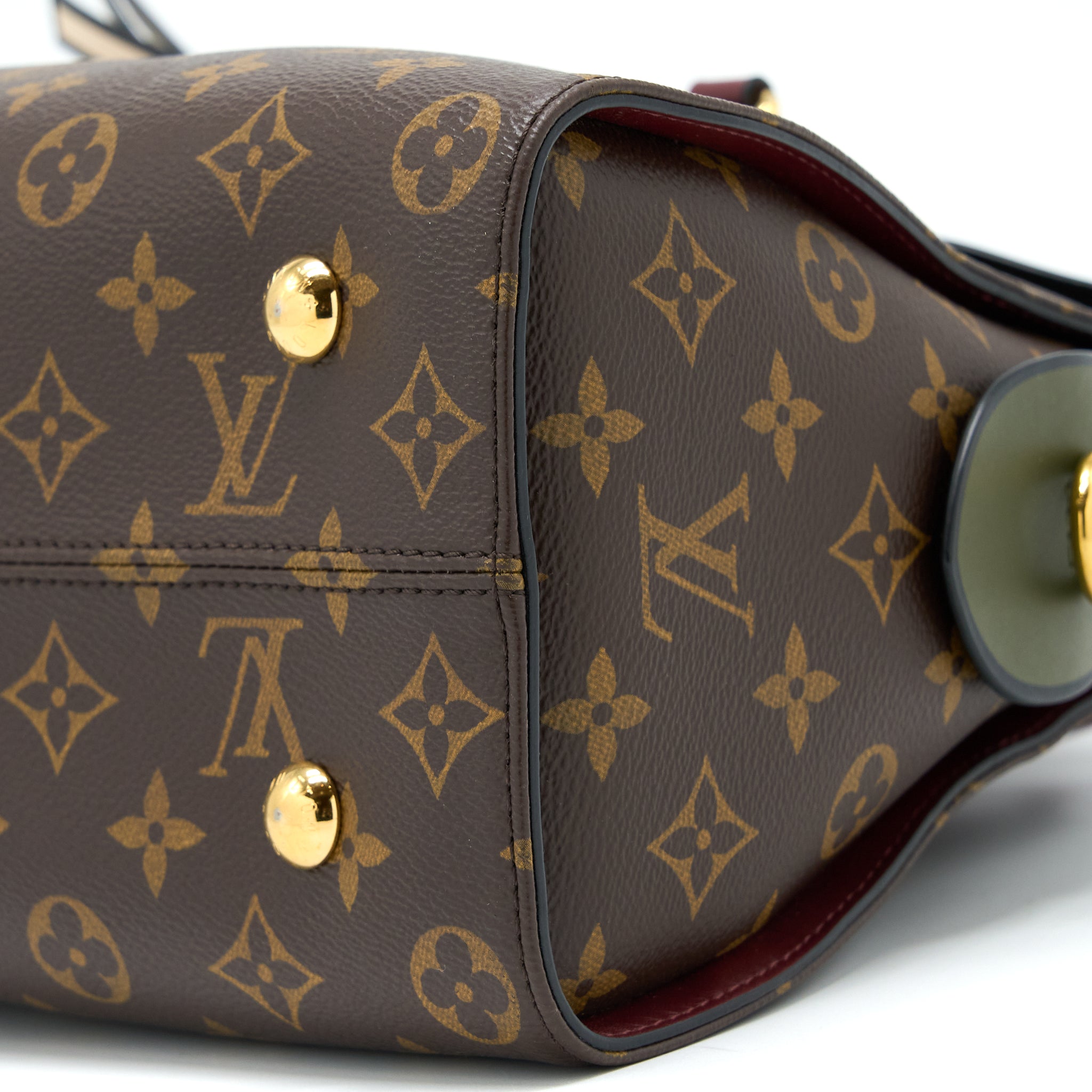 LOUIS VUITTON TUILERIES BAG MONOGRAM CANVAS GREEN/RED GHW
