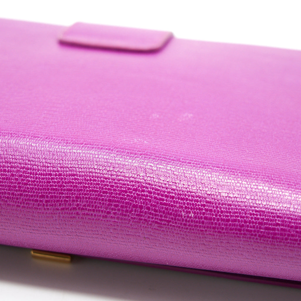 YSL Y CLUTCH PURPLE GHW