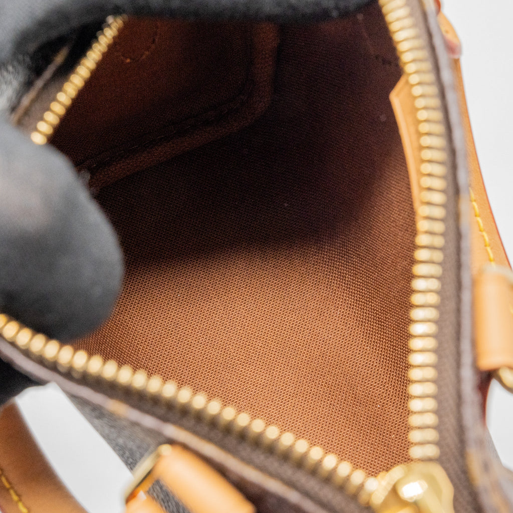 LOUIS VUITTON NANO SPEEDY MONOGRAM CANVAS GHW