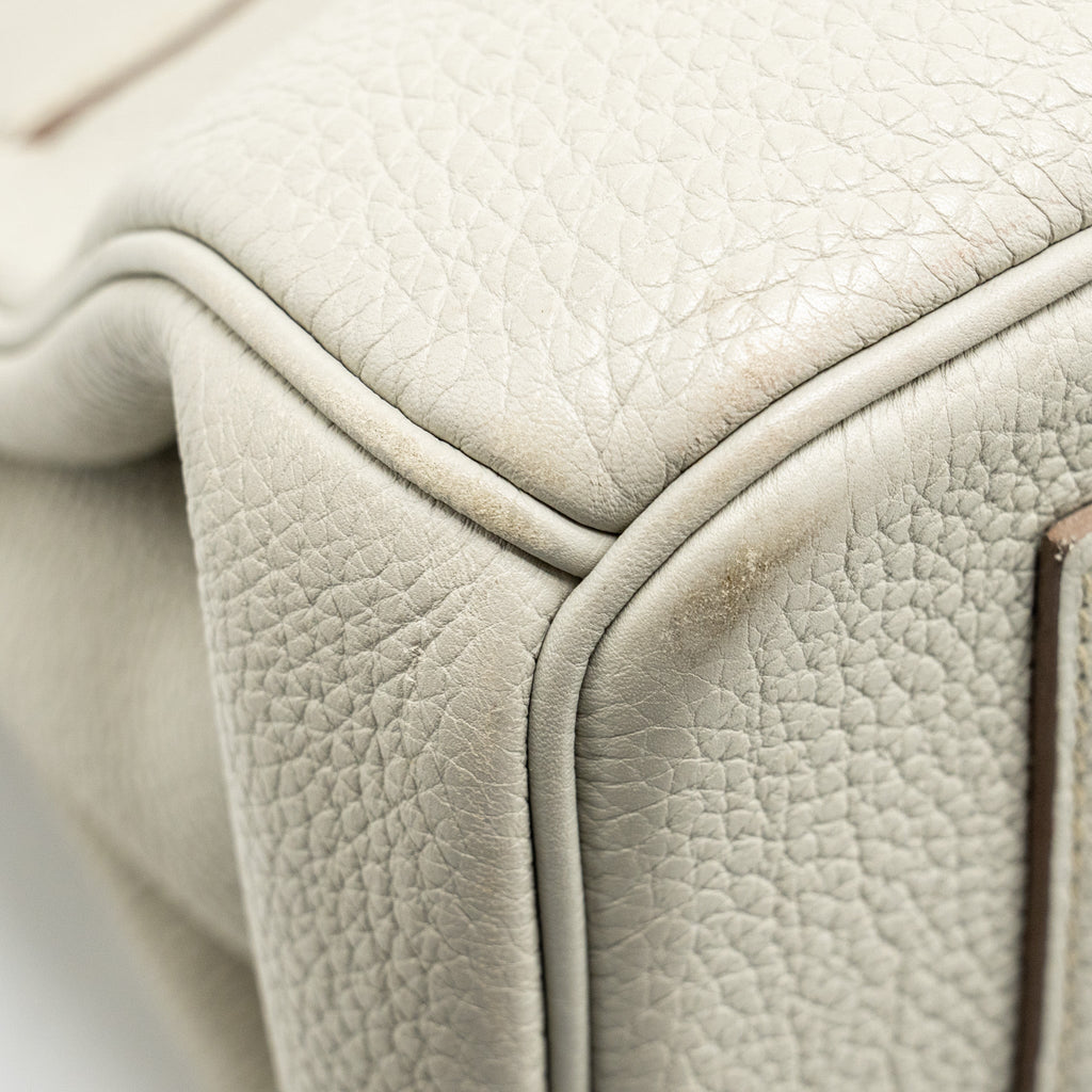 HERMES SHOULDER BIRKIN CLEMENCE GRIS PERLE SHW