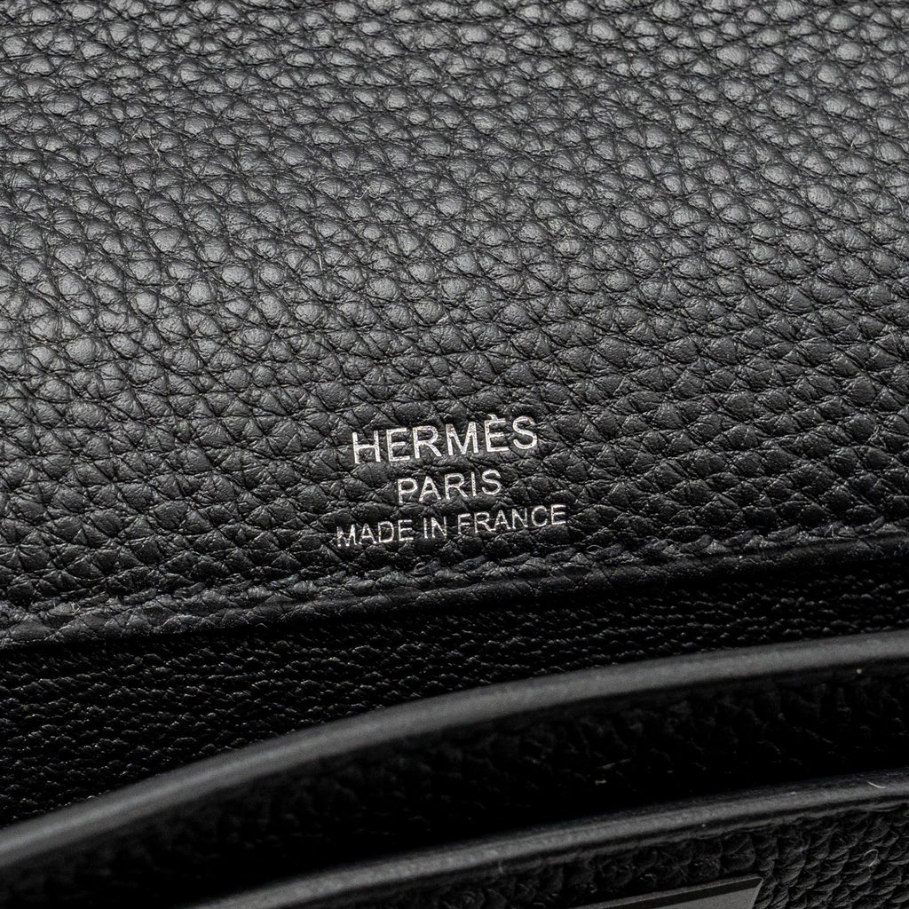 HERMES POCHETTE KELLY DEPECHES 25 TOGO SO BLACK