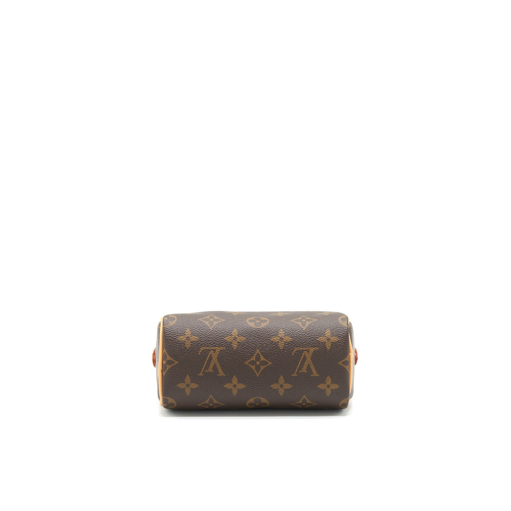 LOUIS VUITTON NANO SPEEDY NEW VERSION MONOGRAM CANVAS GHW