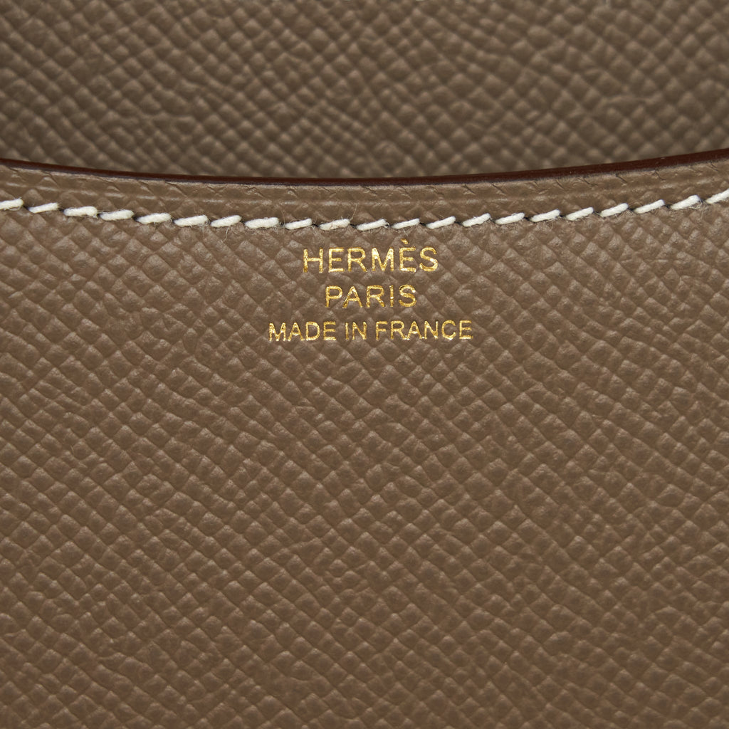 HERMES MINI CONSTANCE EPSOM ETOUPE RGHW