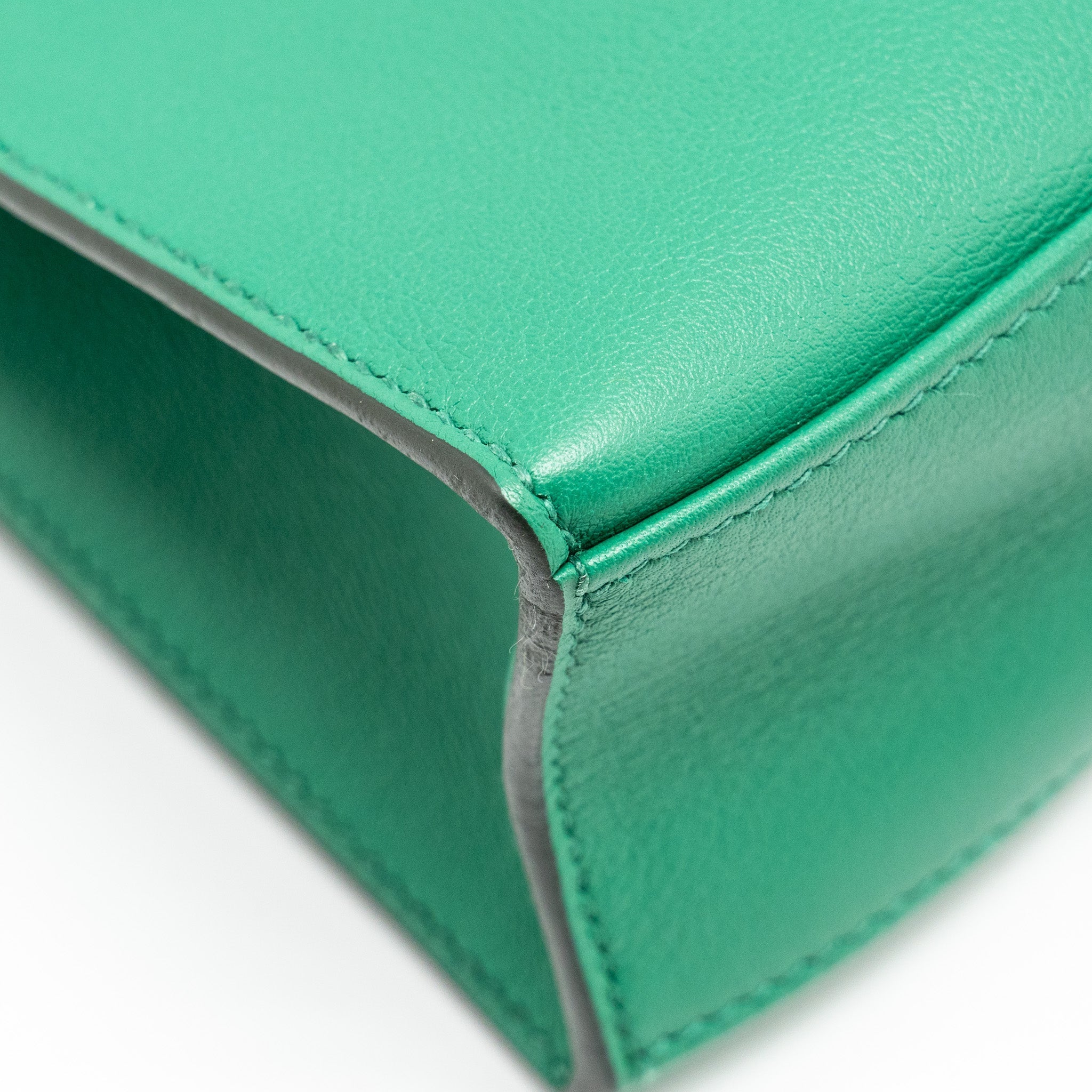 HERMES KELLY POCHETTE SWIFT VERT VERTIGO GHW
