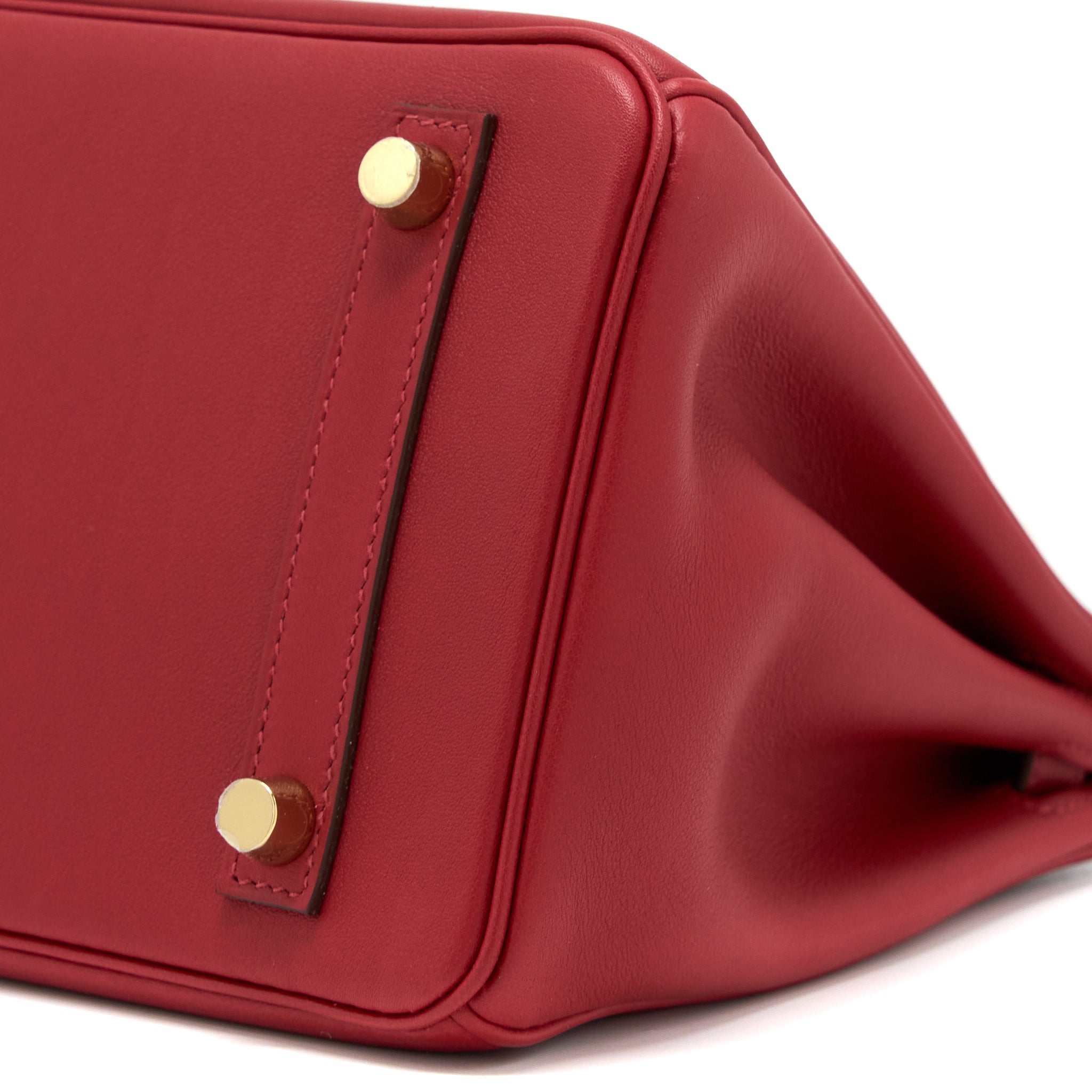 HERMES BIRKIN 25 SWIFT RED GHW