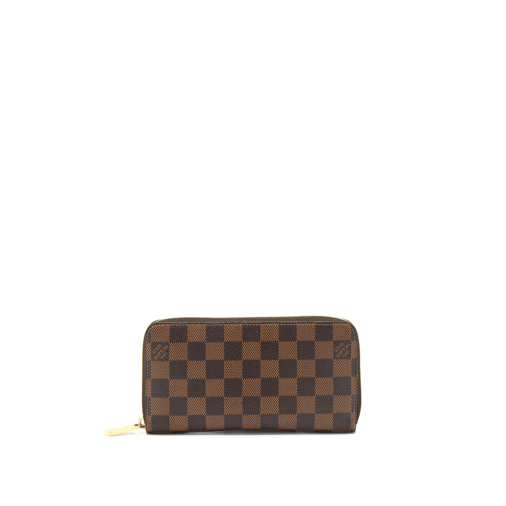 LOUIS VUITTON ZIPPY WALLET IN DAMIER EBENE