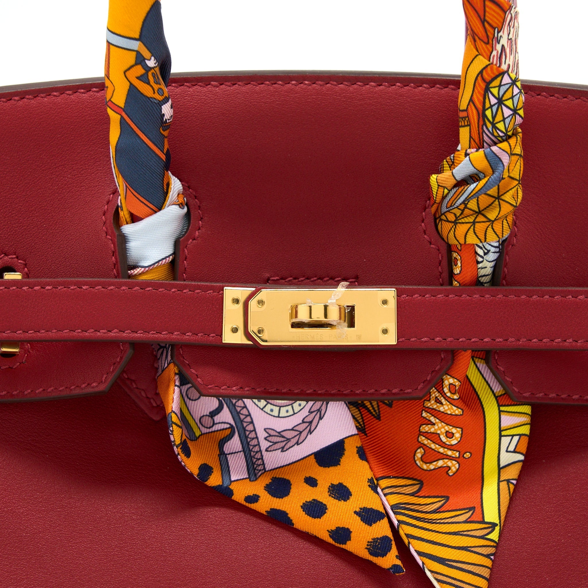 HERMES BIRKIN 25 SWIFT RED GHW