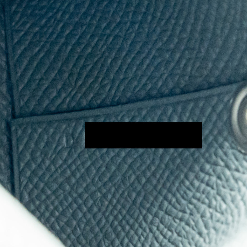 HERMES BASTIA CHANGE PURSE EPSOM DARK BLUE SHW
