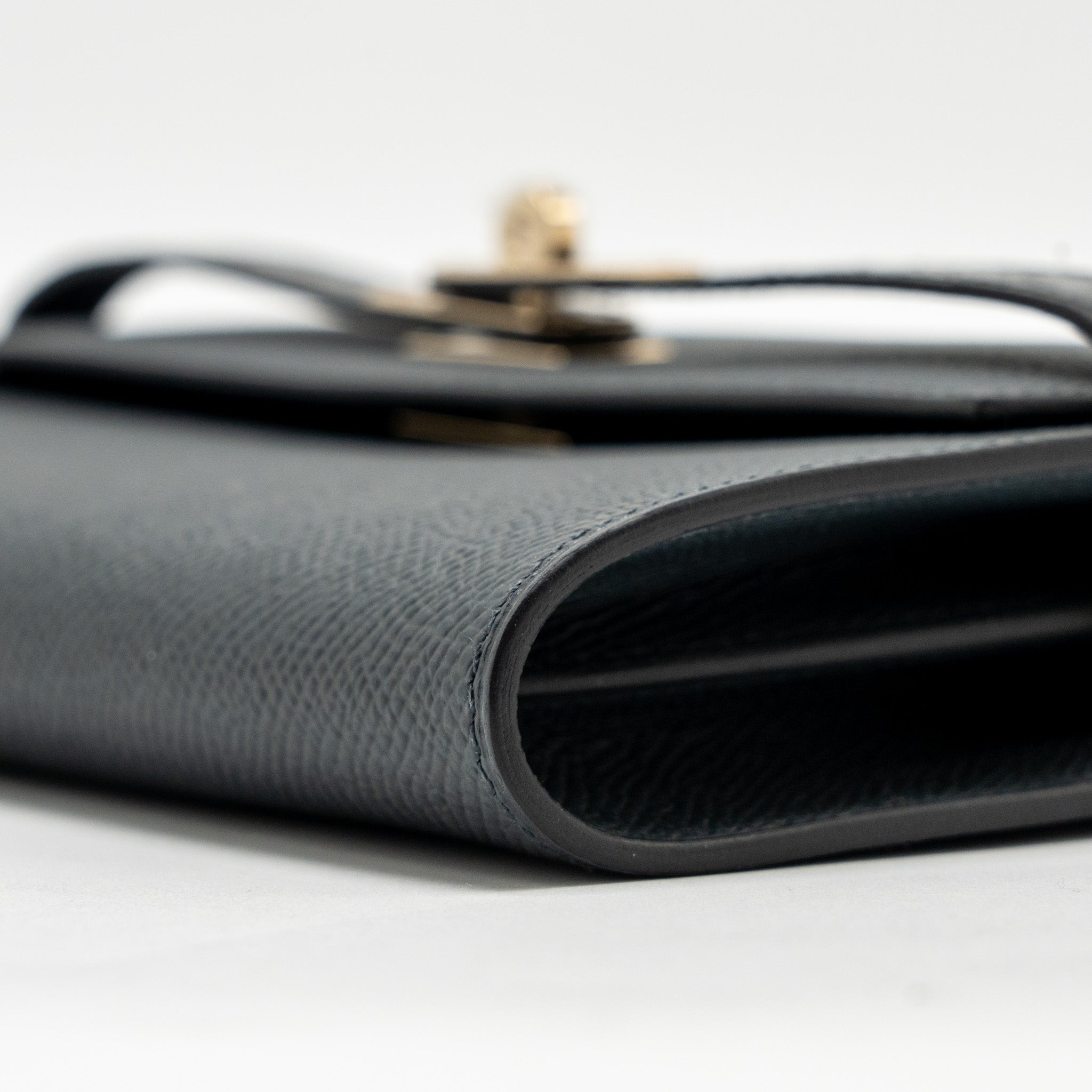 HERMES KELLY TO GO ALLIGATOR TOUCH EPSOM GRIS MISTY LGHW