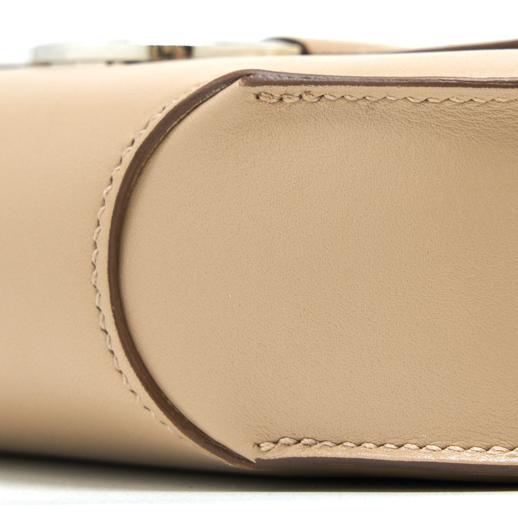 HERMES CHERCHE-MIDI SHOULDER BAG TADELAKT ARGILE SHW