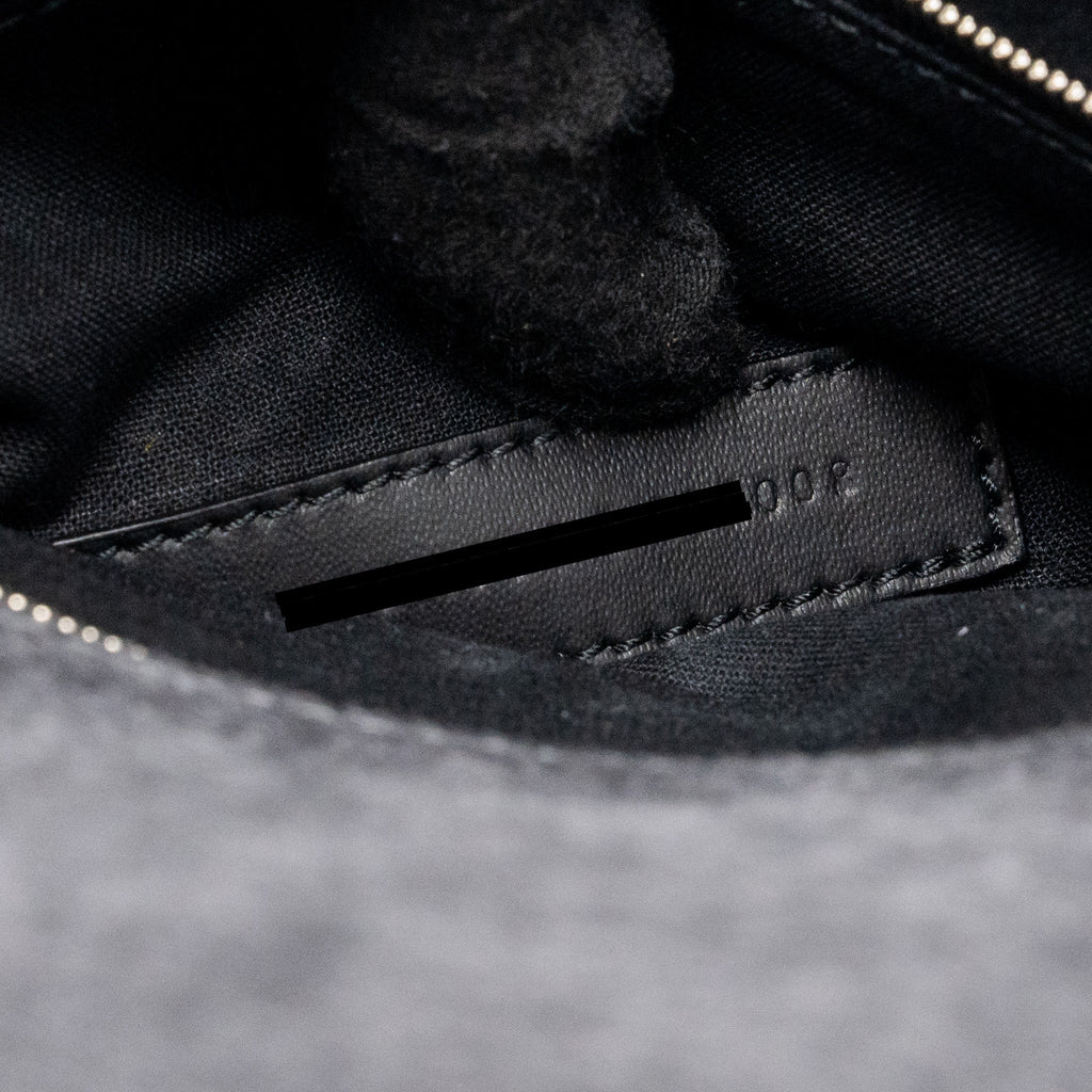 BALENCIAGA MEDIUM HOURGLASS BAG LIMITED EDITION DENIM BLACK/MULTICOLOUR SHW